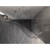 Mexen Lunar Fünfeck-Duschkabine schwenkbar rechts 80 x 80 cm, transparent, gebürstetes Nickel - 831-080P-080L-97-00-P