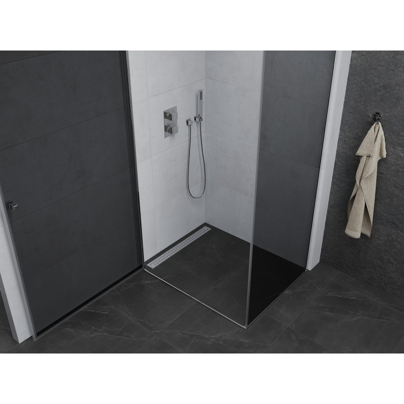 Mexen Pretoria duschkabine 80 x 120 cm, grafit, chrom - 852-080-120-01-40