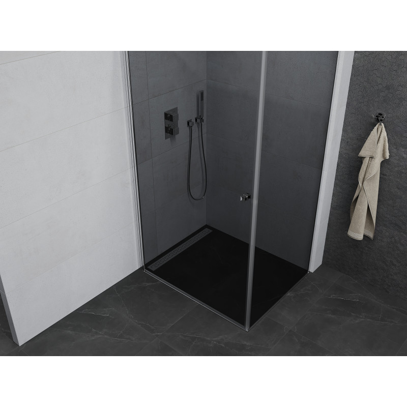 Mexen Pretoria duschkabine 80 x 120 cm, grafit, chrom - 852-080-120-01-40