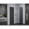 Mexen Pretoria duschkabine 80 x 80 cm, grafit, chrom - 852-080-080-01-40