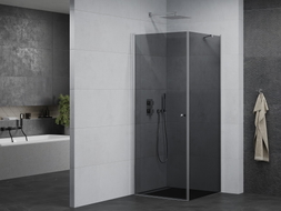 Mexen Pretoria duschkabine 80 x 80 cm, grafit, chrom - 852-080-080-01-40