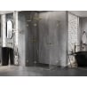 Mexen Lunar L Duo Duschkabine Schwenktür links 105 x 70 cm, transparent, gold - 834L-105L-070P-50-00