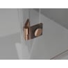 Mexen Lunar L Duo Duschkabine, schwenkbar links 85 x 70 cm, transparent, Roségold - 834L-085L-070P-60-00