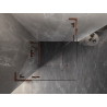 Mexen Lunar L Duo Duschkabine schwenkbar 85 x 85 cm, transparent, Roségold - 834L-085L-085P-60-00