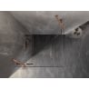 Mexen Lunar Duo Duschkabine schwenkbar 90 x 90 cm, transparent, gebürstetes Kupfer - 834-090L-090P-65-00