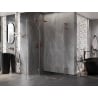 Mexen Lunar L Duo Duschkabine, schwenkbar links 115 x 100 cm, transparent, Roségold - 834L-115L-100P-60-00