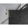 Mexen Pretoria Duo-Duschkabine schwenkbar 90 x 90 cm, transparent, gold - 852-090-090-50-00-02