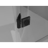 Mexen Lunar Duo Duschkabine, schwenkbar links, 75 x 70 cm, transparent, schwarz - 834-075L-070P-70-00