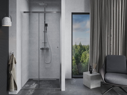 Mexen Apia Schiebetür für die Dusche 150 cm, transparent, Chrom - 845-150-000-01-00