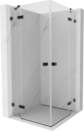 Mexen Lunar Duo Duschkabine 110 x 110 cm, transparent, schwarz - 834-110L-110P-70-00