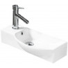 Mexen Hugo rechte Einbauwaschbecken 50 x 23 cm, weiß - 21255000R