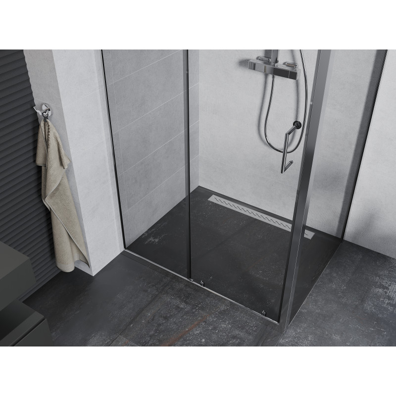 Mexen Apia Schiebeduschkabine 105 x 70 cm, transparent, Chrom - 840-105-070-01-00