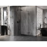 Mexen Lunar Duo Duschkabine zum Öffnen 115 x 115 cm, transparent, Gunmetal - 834-115L-115P-95-00