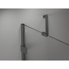 Mexen Lunar Duo Duschkabine zum Öffnen 115 x 115 cm, transparent, Gunmetal - 834-115L-115P-95-00