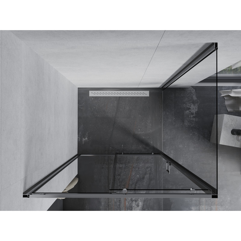 Mexen Apia schiebbare Duschkabine 120 x 90 cm, transparent, chrom - 840-120-090-01-00