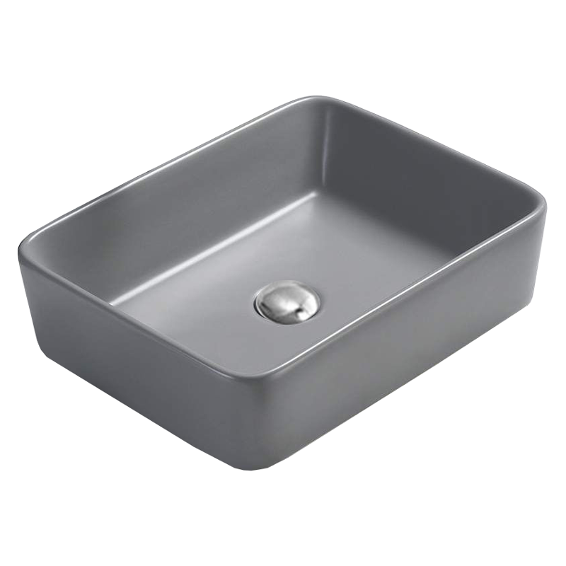 Mexen Catia Aufsatzwaschbecken 48 x 37 cm, hellgrau matt - 21314861