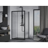 Mexen Apia Schiebeduschkabine 115 x 80 cm, transparent, schwarz - 840-115-080-70-00