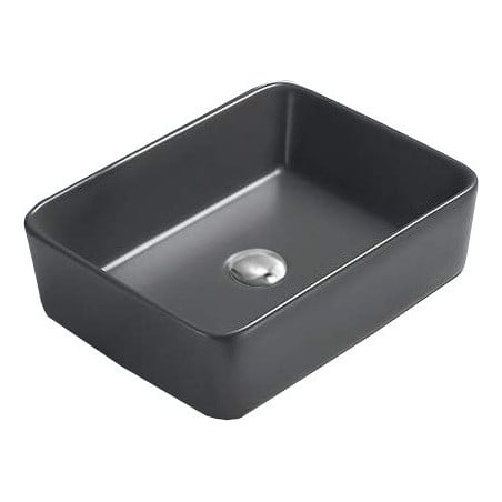 Mexen Catia Aufsatzwaschbecken 48 x 37 cm, dunkelgrau matt - 21314871