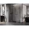 Mexen Lunar L Duo Duschkabine links öffnend 115 x 80 cm, transparent, gun gray gebürstet - 834L-115L-080P-66-00
