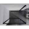 Mexen Apia 125 x 80 cm Schiebedusche, transparent, schwarz - 840-125-080-70-00