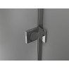 Mexen Lunar Duschkabine schwenkbar links 80 x 80 cm, transparent, Chrom - 834-080-080-01-00-L
