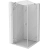 Mexen Lunar Duschkabine schwenkbar links 80 x 80 cm, transparent, Chrom - 834-080-080-01-00-L