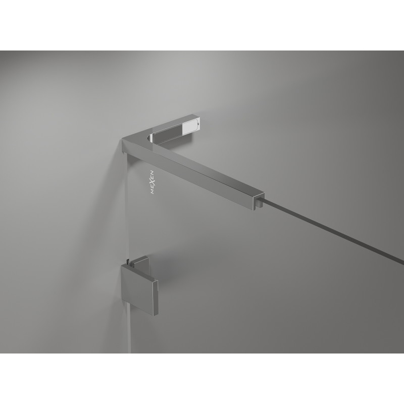 Mexen Lunar L Duschkabine, schwenkbar, links 95 x 80 cm, transparent, Chrom - 834L-095-080-01-00-L