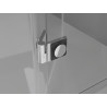 Mexen Lunar L Duschkabine schwenkbar links 100 x 80 cm, transparent, chrom - 834L-100-080-01-00-L