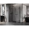 Mexen Lunar L Duo Duschkabine schwenkbar links 105 x 90 cm, transparent, schwarz - 834L-105L-090P-70-00