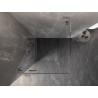 Mexen Lunar L Duschkabine, schwenkbar, links, 80 x 80 cm, transparent, gebürstetes Nickel - 834L-080-080-97-00-L