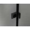 Mexen Lunar L Duo Duschkabine links öffnend 115 x 105 cm, transparent, schwarz - 834L-115L-105P-70-00