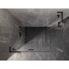 Mexen Lunar L Duo Duschkabine schwenkbar links 120 x 85 cm, transparent, schwarz - 834L-120L-085P-70-00