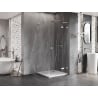 Mexen Lunar L Duschkabine, schwenkbar, rechts, 90 x 90 cm, transparent, Chrom - 834L-090-090-01-00-P
