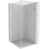 Mexen Lunar L Duschkabine schwenkbar rechts 100 x 100 cm, transparent, Chrom - 834L-100-100-01-00-P