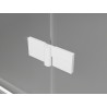Mexen Lunar L Duschkabine mit rechter Tür 95 x 90 cm, transparent, weiß - 834L-095-090-20-00-P