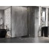 Mexen Lunar L Duschkabine klappbar rechts 95 x 80 cm, transparent, gold - 834L-095-080-50-00-P