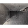 Mexen Lunar L Duo Duschkabine mit Schwingtüren, 75 x 75 cm, transparent, Gun Metal - 834L-075L-075P-95-00