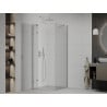 Mexen Roma Duschkabine schwenkbar 100 x 100 cm, transparent, Chrom - 854-100-100-01-00