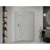 Mexen Roma Duschkabine schwenkbar 70 x 90 cm, transparent, Chrom - 854-070-090-01-00