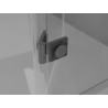 Mexen Lunar L Duo Duschkabine links öffnend 100 x 85 cm, transparent, Gun Metal - 834L-100L-085P-95-00