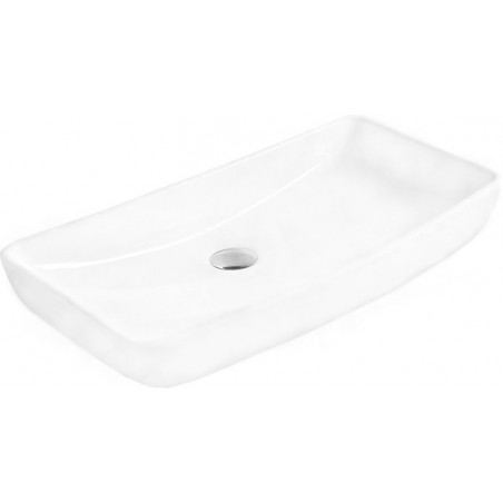 Mexen Moira Waschbecken Aufsatzwaschbecken 60 x 39 cm, weiß - 21386000