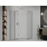 Mexen Roma Duschkabine schwenkbar 80 x 110 cm, transparent, chrom - 854-080-110-01-00