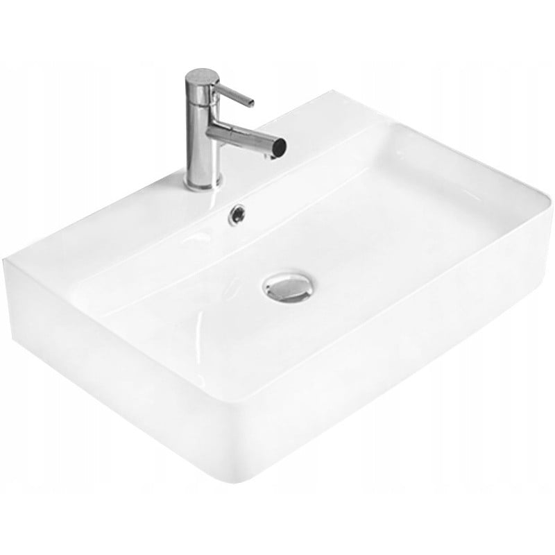 Mexen Benita Aufsatzwaschbecken 60 x 41 cm, weiß - 21396000