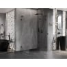 Mexen Lunar L Duschkabine rechte Tür 100 x 80 cm, transparent, schwarz - 834L-100-080-70-00-P