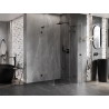 Mexen Lunar L Duschkabine zum Schwenken rechts 90 x 90 cm, transparent, schwarz - 834L-090-090-70-00-P