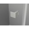 Mexen Lunar L Duo Duschkabine links öffnend 105 x 95 cm, transparent, gebürsteter Nickel - 834L-105L-095P-97-00