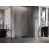Mexen Lunar Duschkabine rechts öffnend 95 x 90 cm, transparent, gold - 834-095-090-50-00-P