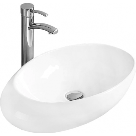 Mexen Malwa Aufsatzwaschbecken 59 x 36 cm, weiß - 21435900