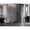 Mexen Lunar Duschkabine rechts öffnend 90 x 80 cm, transparent, schwarz - 834-090-080-70-00-P