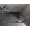 Mexen Lunar Duschkabine rechts öffnend 90 x 80 cm, transparent, Gun Metal - 834-090-080-95-00-P